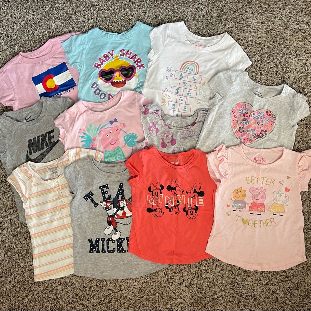 59 piece toddler girl clothing bundle. 3T